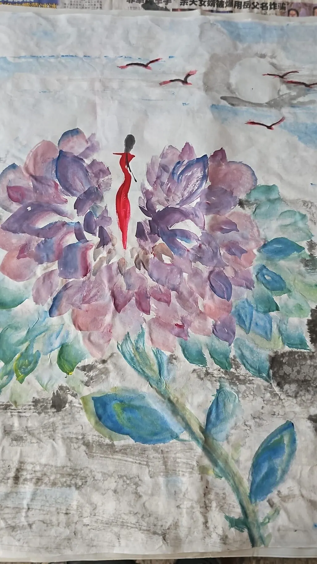 People at a party The art & evolution